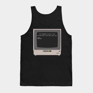 Commodore 64 Monitor Boot Tank Top